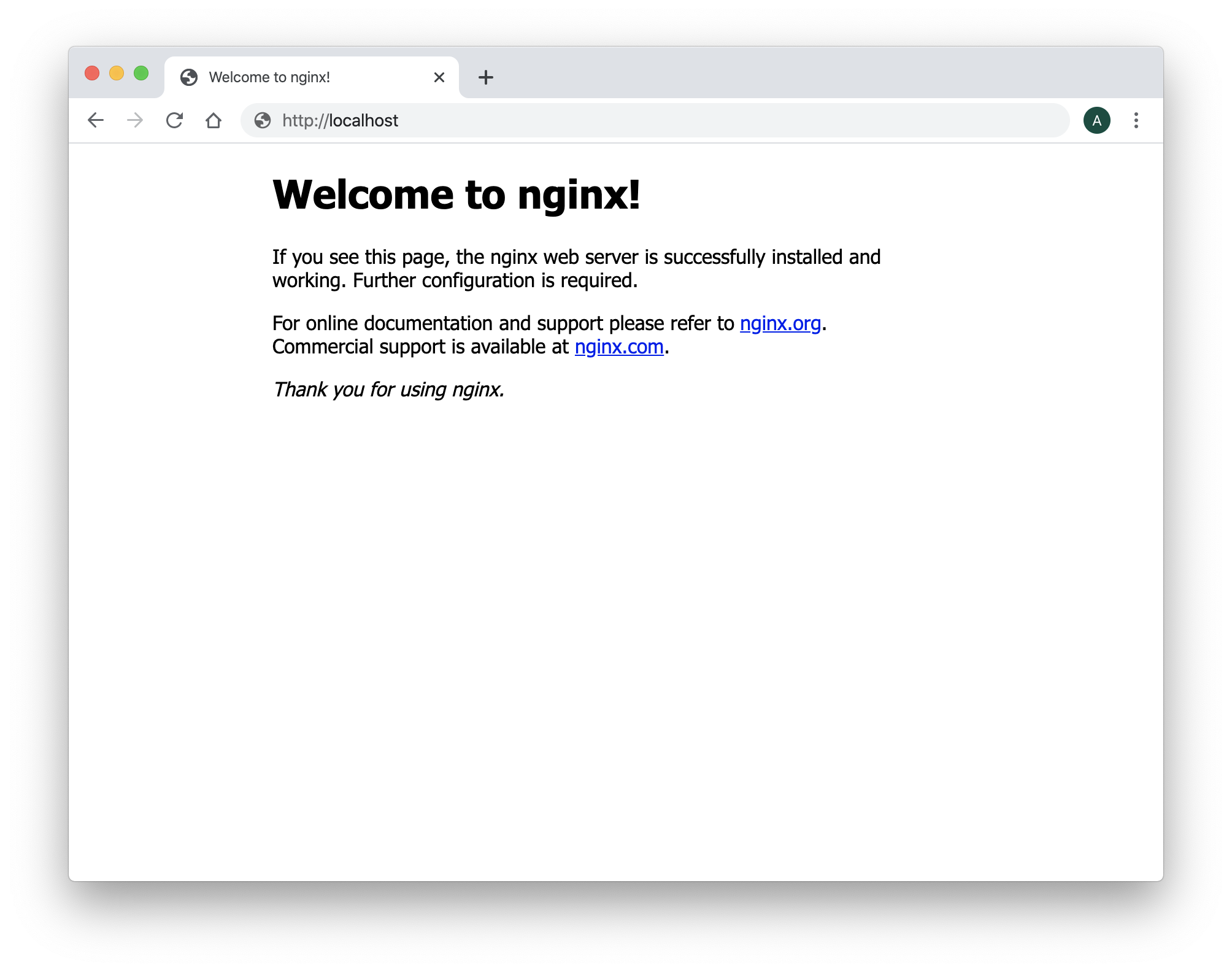 chrome-nginx