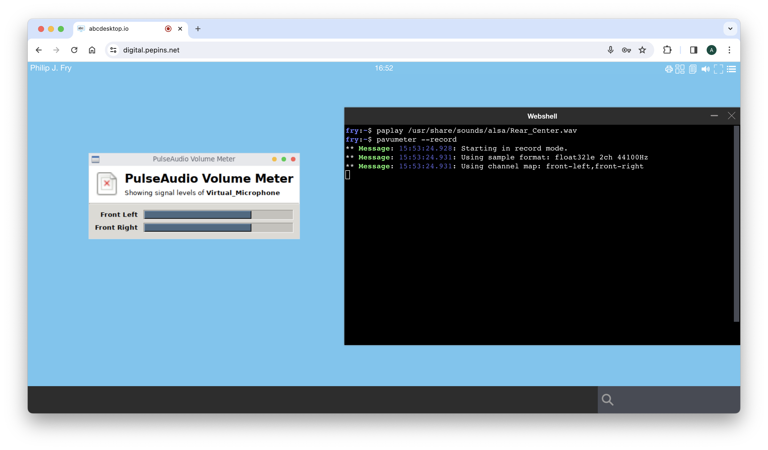 webrtc microphone