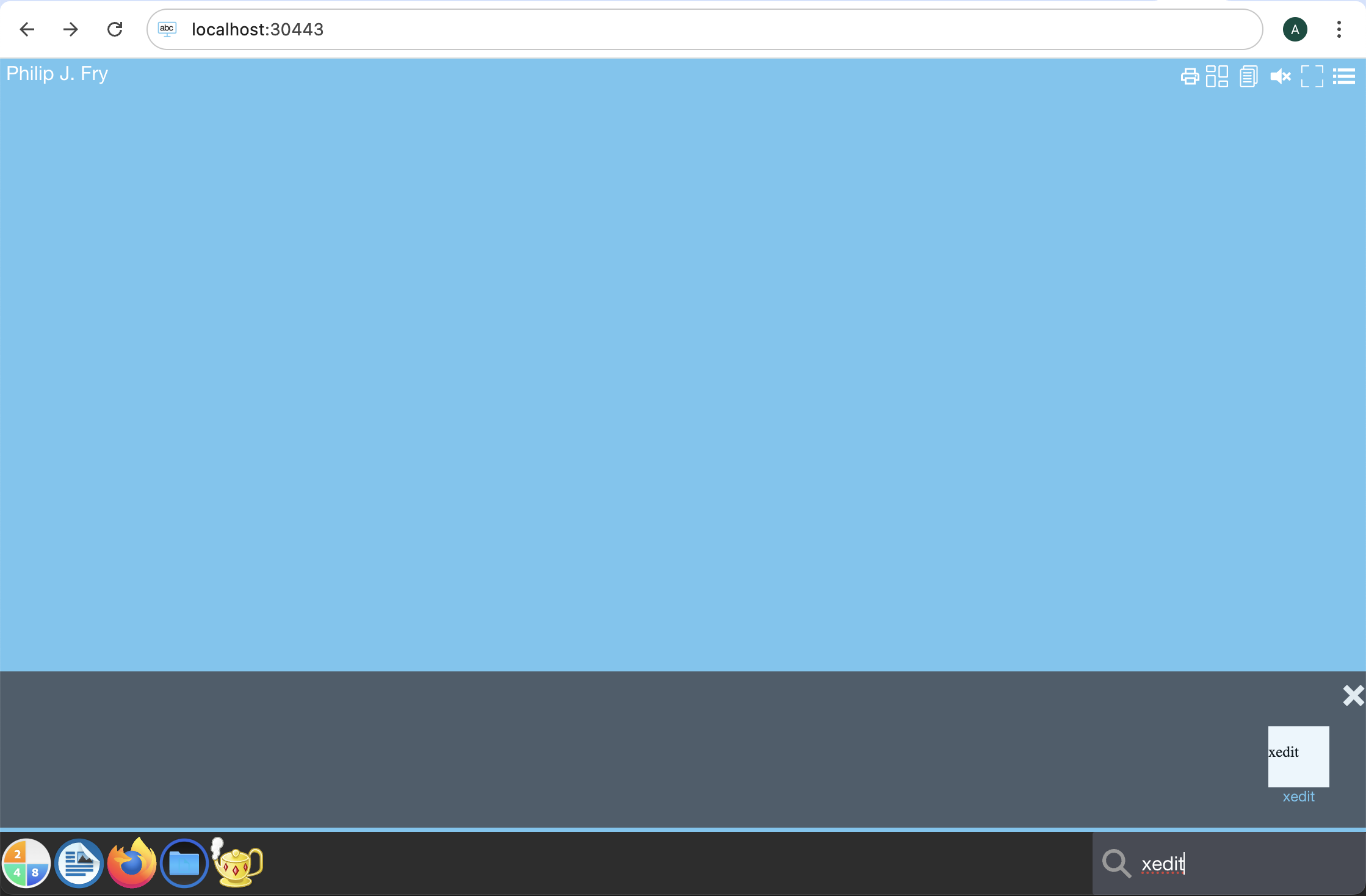 Look for the new application xeyes
