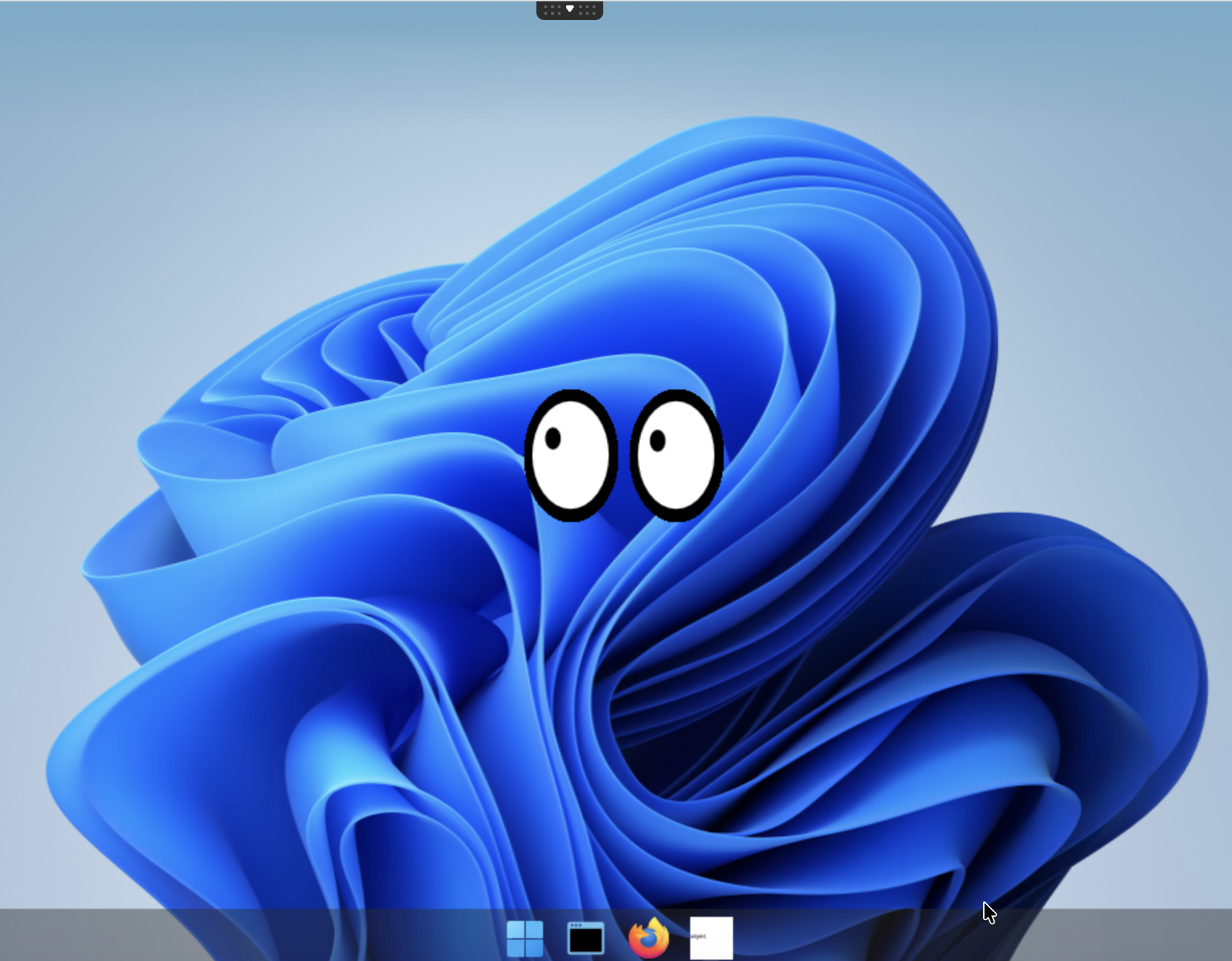 Start the new application xeyes