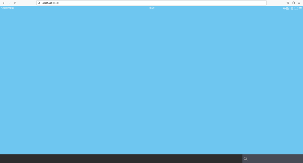 abcdesktop main screen ready