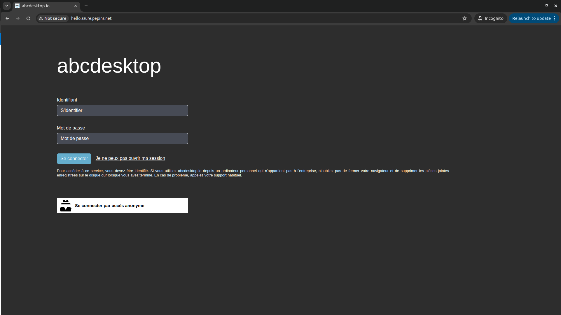 reach your website from your new name