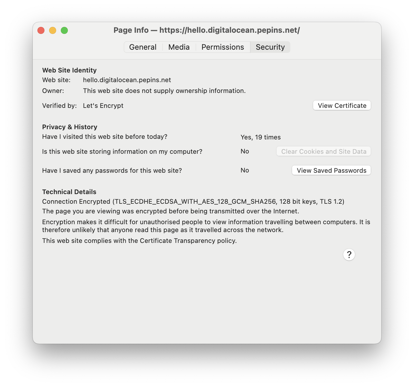 reach your website using https