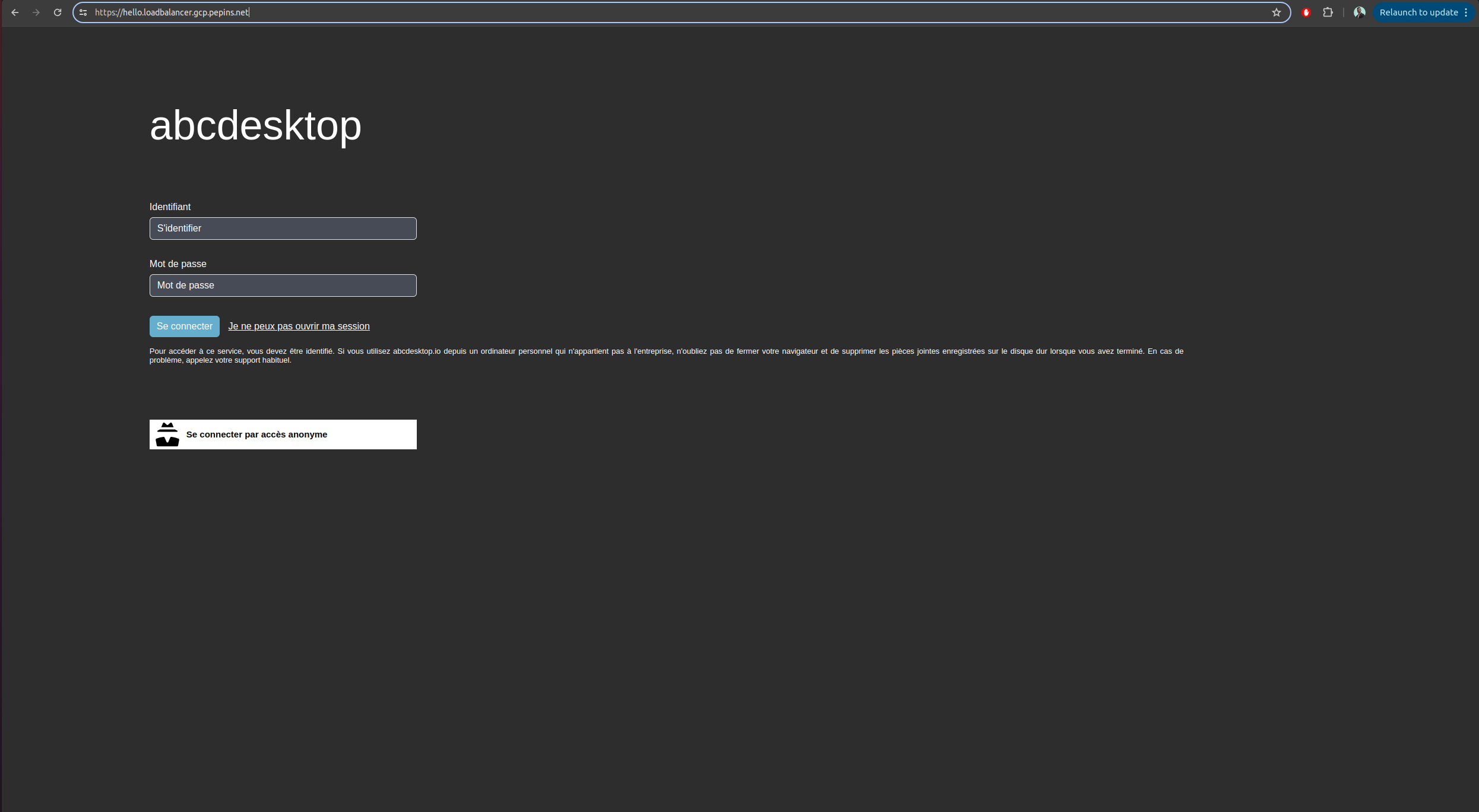 reach your website using https