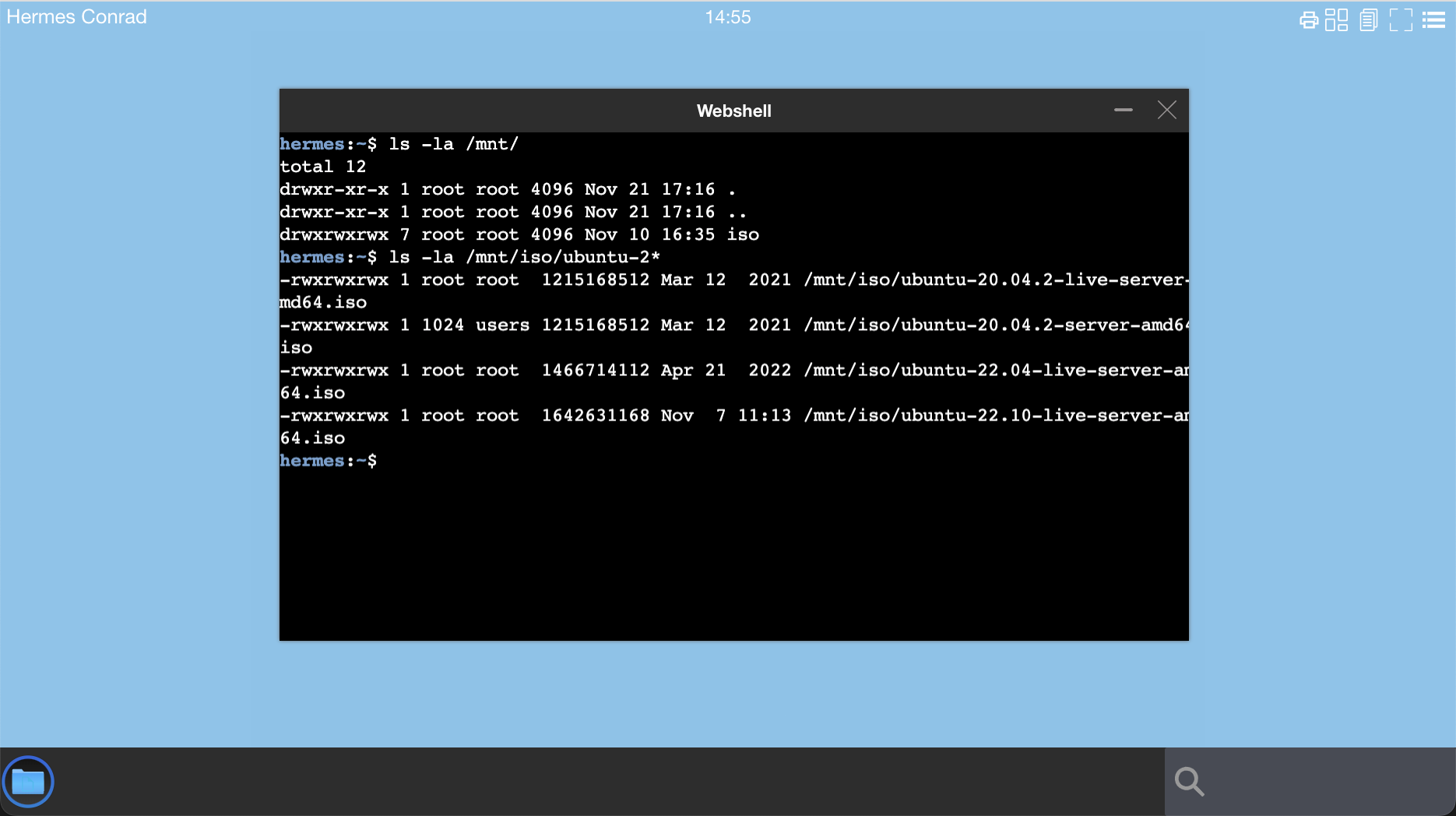 ls /mnt/iso