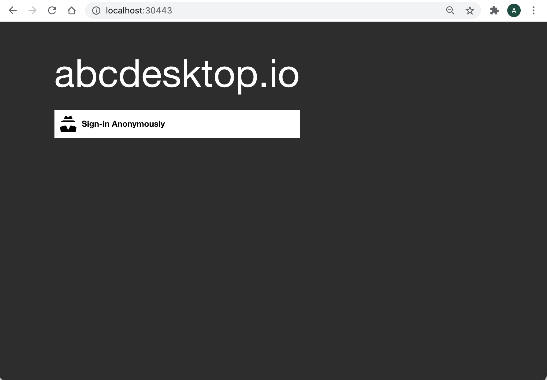login abcdesktop